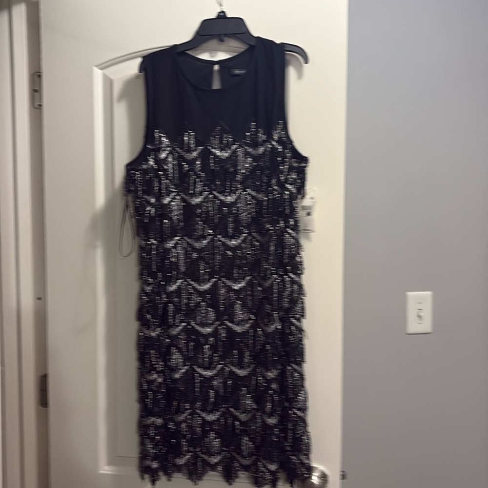 Beautiful beaded black dress​